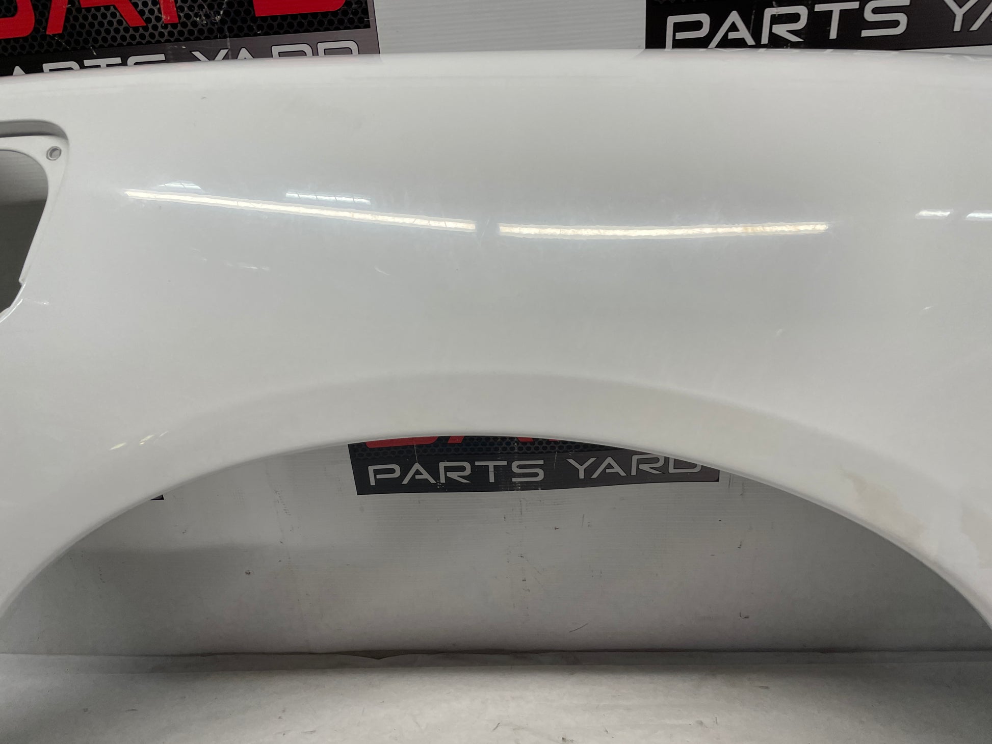 2008 Chevy Corvette LH Driver Front Fender White OEM - Day's Parts Yard