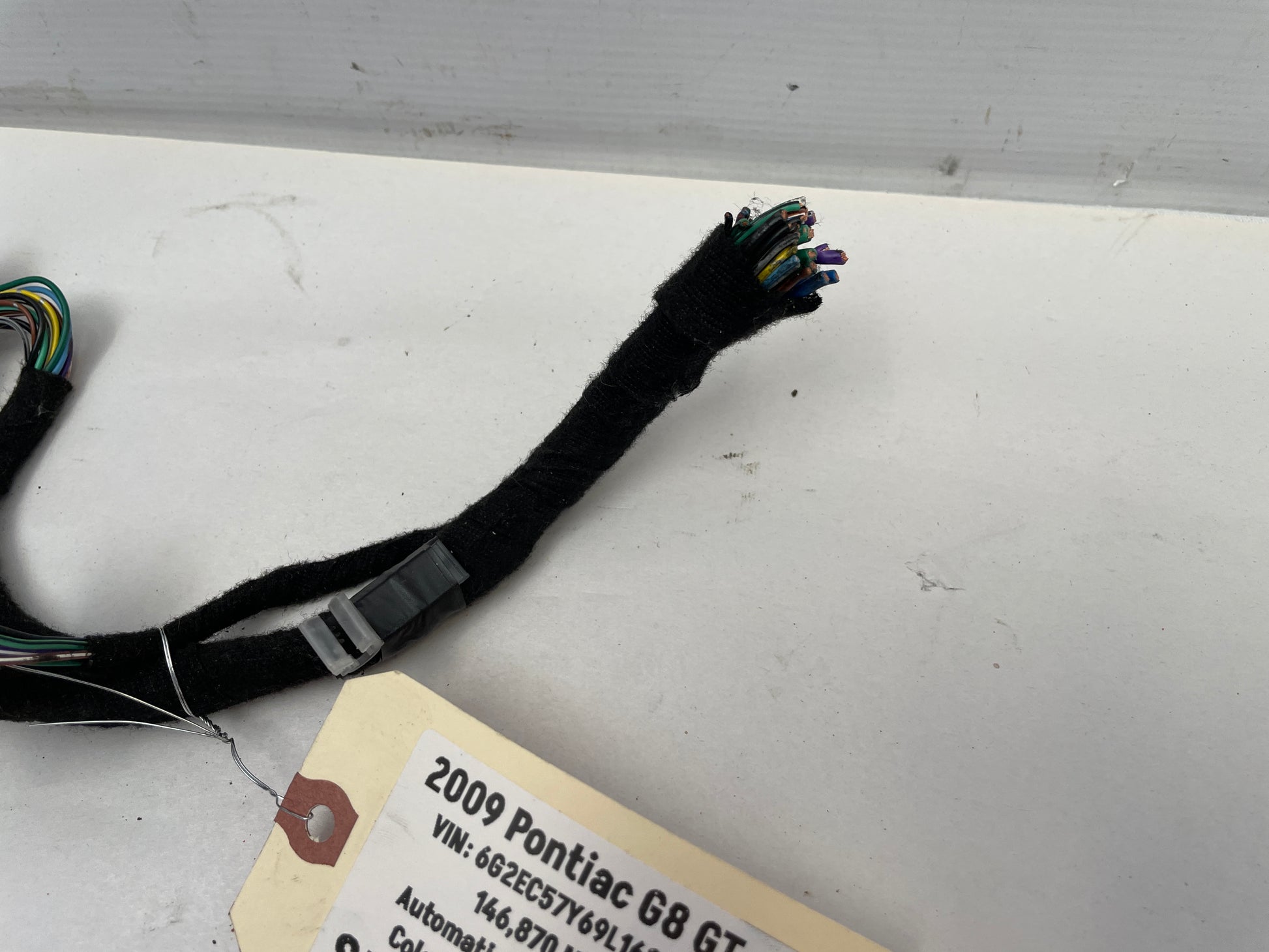 2009 Pontiac G8 Center Console Wire Wiring Harness Pigtail Plugs OEM - Day's Parts Yard