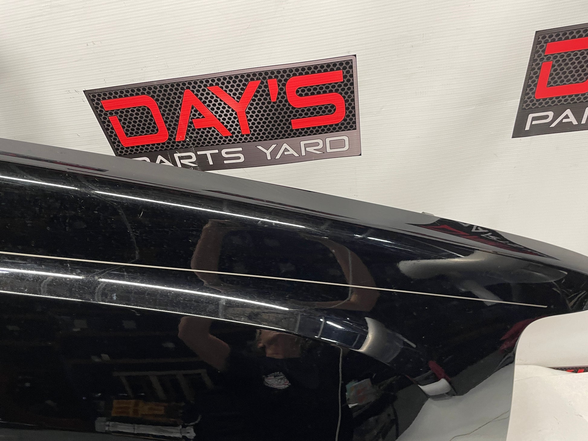 2013 GMC Sierra C1500 SLE RH Passenger Front Fender Black OEM - Day's Parts Yard