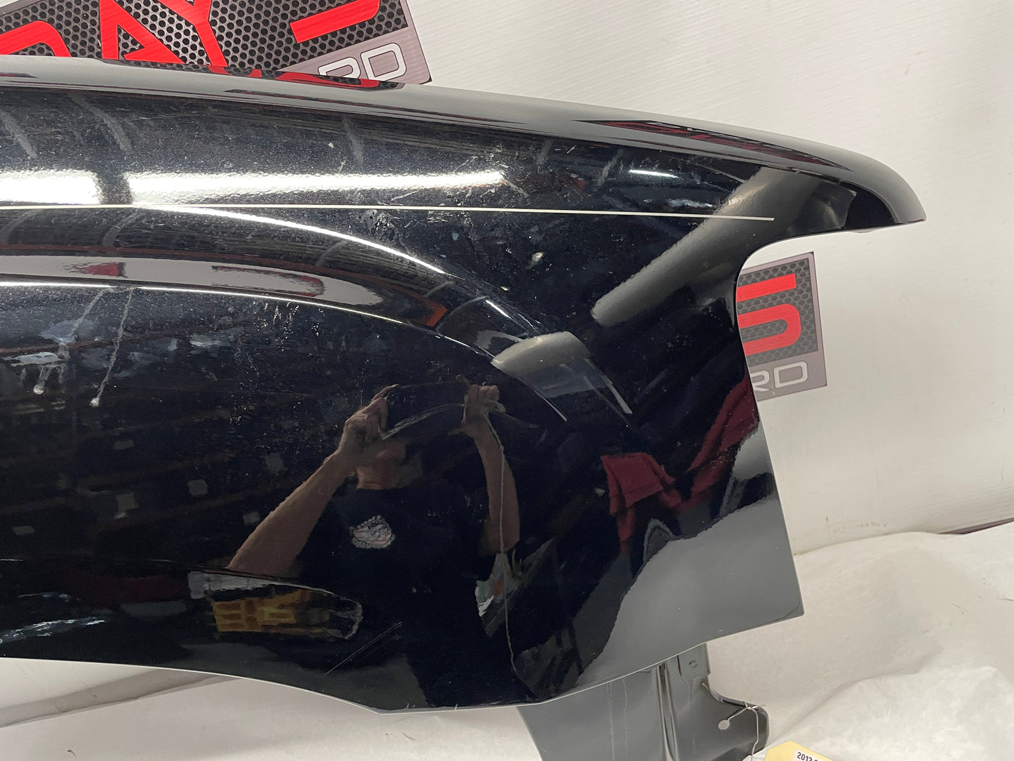 2013 GMC Sierra C1500 SLE RH Passenger Front Fender Black OEM - Day's Parts Yard