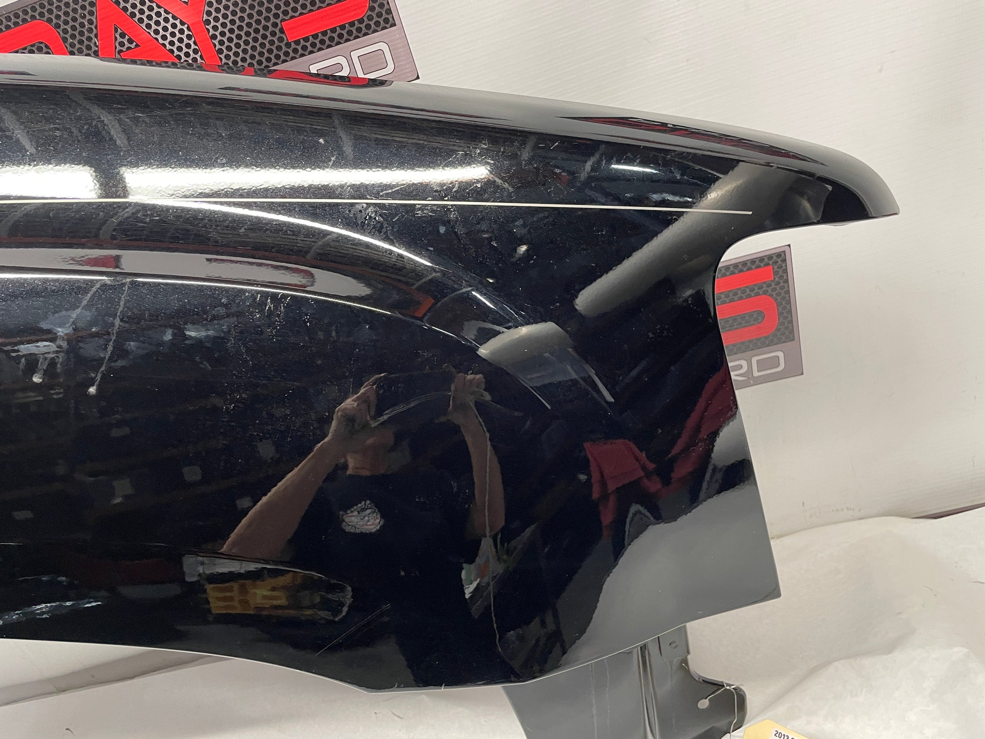 2013 GMC Sierra C1500 SLE RH Passenger Front Fender Black OEM - Day's Parts Yard