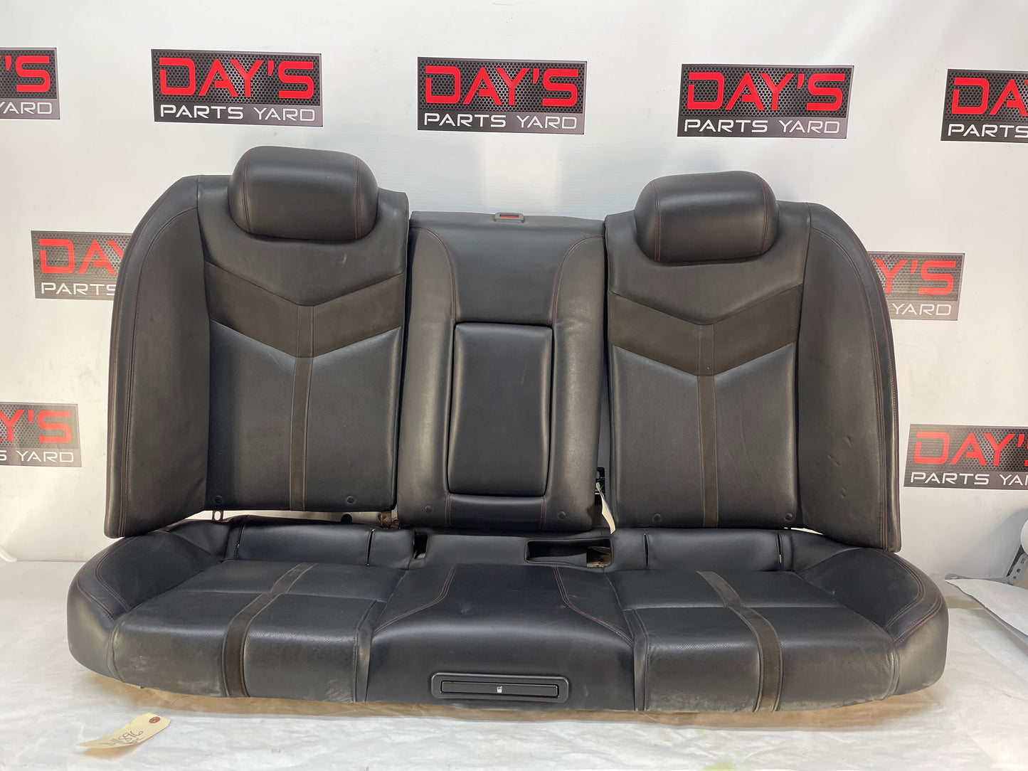 2014 Chevy SS Sedan Rear Seats Black Leather Alcantara Suede OEM