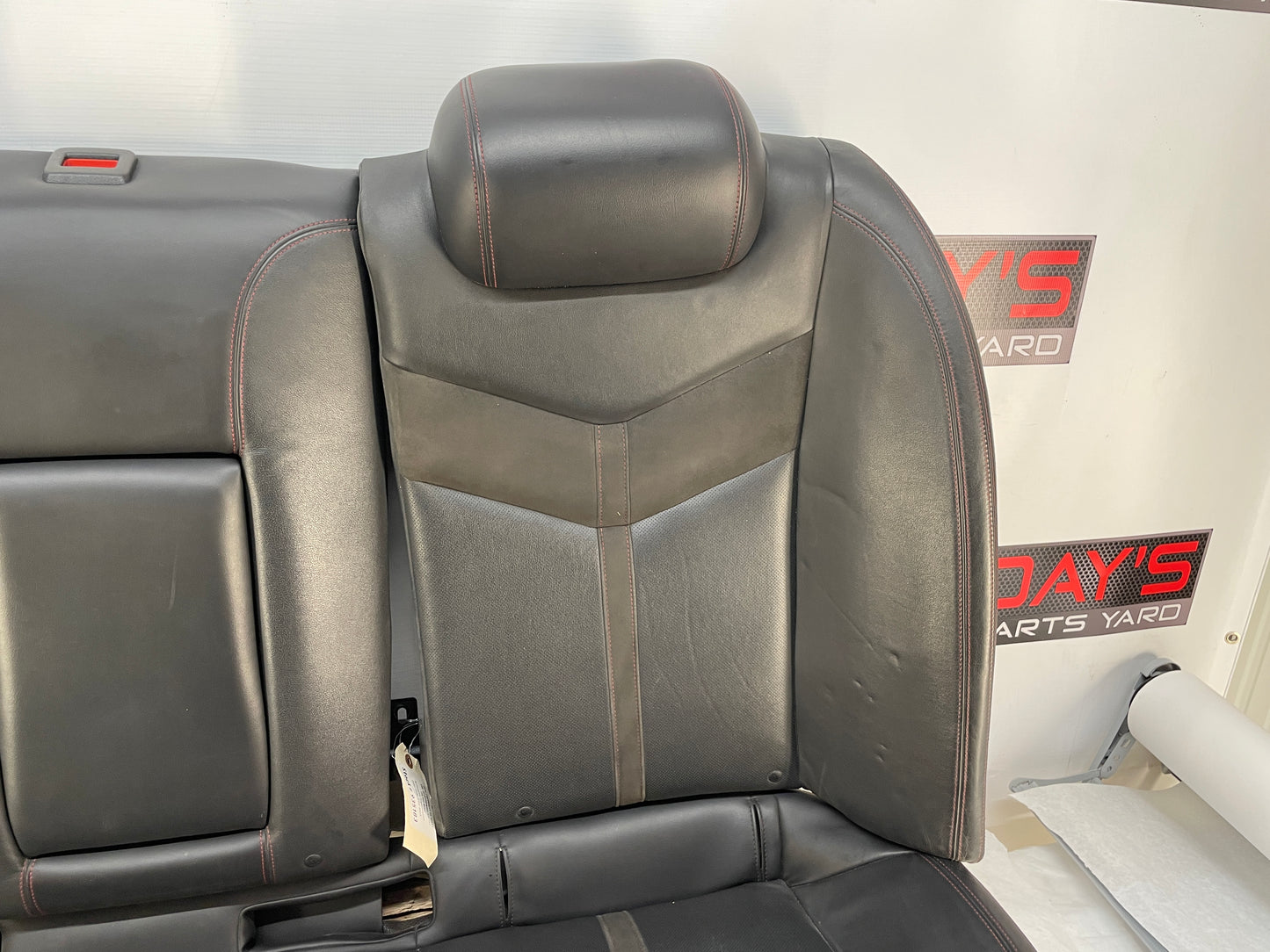 2014 Chevy SS Sedan Rear Seats Black Leather Alcantara Suede OEM