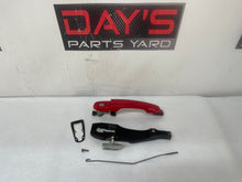 2009 Pontiac G8 GT LH Driver Exterior Door Handle w/ Bracket Red OEM - Day's Parts Yard