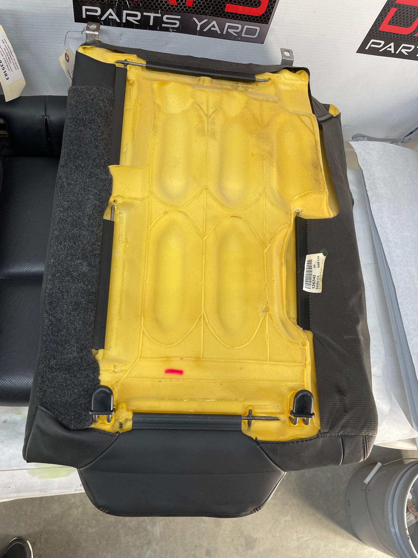 2014 Chevy SS Sedan Rear Seats Black Leather Alcantara Suede OEM