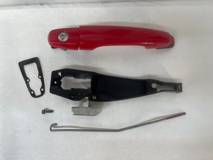 2009 Pontiac G8 GT LH Driver Exterior Door Handle w/ Bracket Red OEM - Day's Parts Yard
