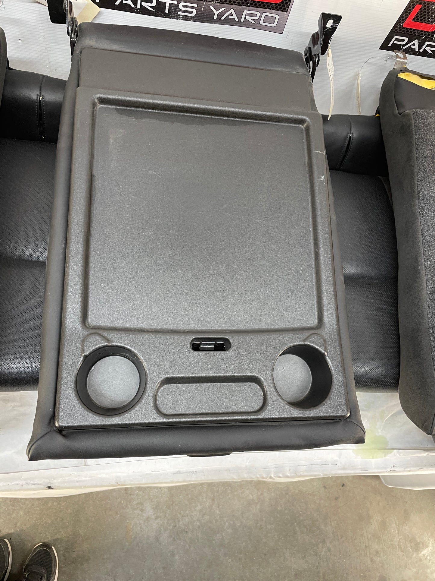 2014 Chevy SS Sedan Rear Seats Black Leather Alcantara Suede OEM