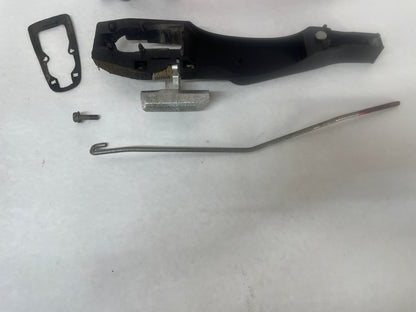 2009 Pontiac G8 GT LH Driver Exterior Door Handle w/ Bracket Red OEM - Day's Parts Yard