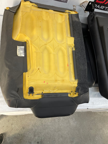 2014 Chevy SS Sedan Rear Seats Black Leather Alcantara Suede OEM