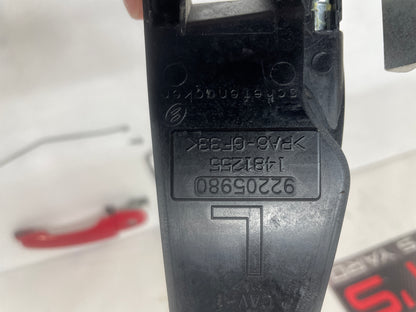 2009 Pontiac G8 GT LH Driver Exterior Door Handle w/ Bracket Red OEM - Day's Parts Yard