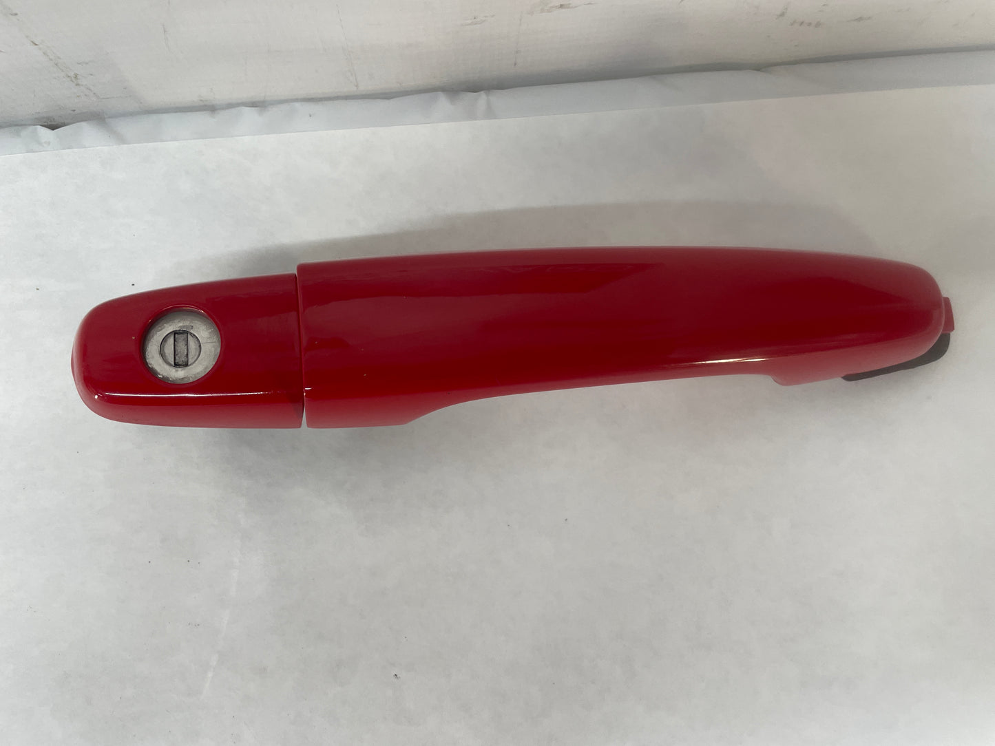 2009 Pontiac G8 GT LH Driver Exterior Door Handle w/ Bracket Red OEM - Day's Parts Yard