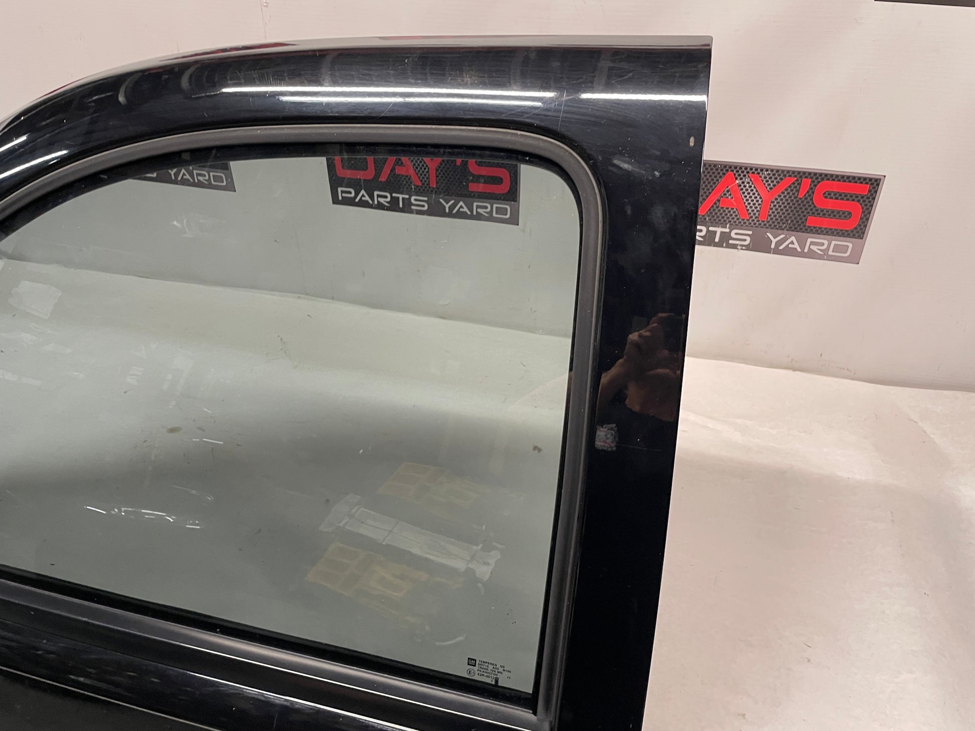 2013 GMC Sierra C1500 SLE LH Driver Front Exterior Door Black OEM - Day's Parts Yard