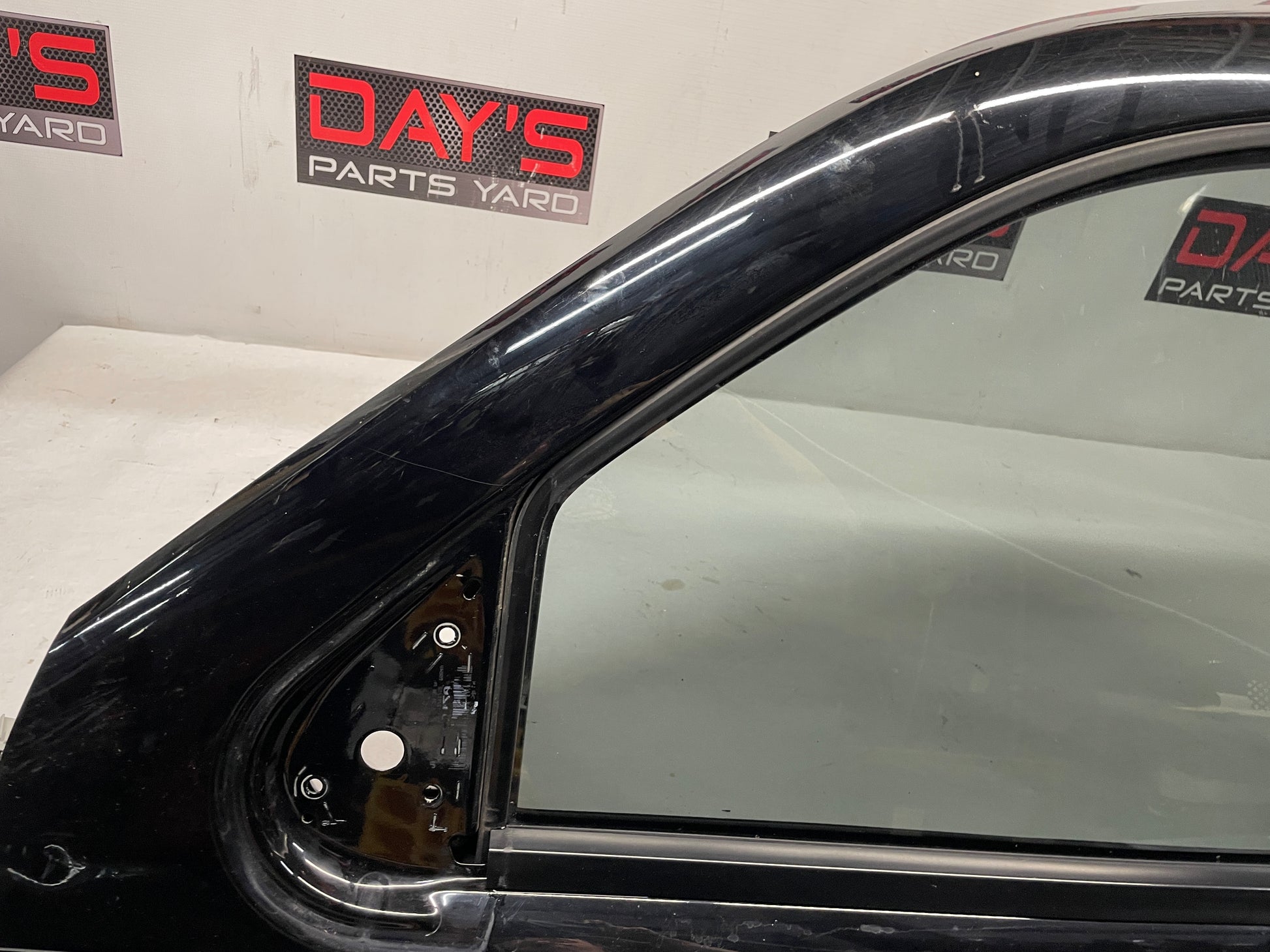 2013 GMC Sierra C1500 SLE LH Driver Front Exterior Door Black OEM - Day's Parts Yard