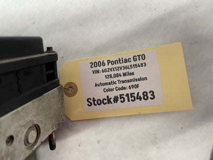 2006 Pontiac GTO ABS Anti Lock Brake Control Module Valve OEM - Day's Parts Yard