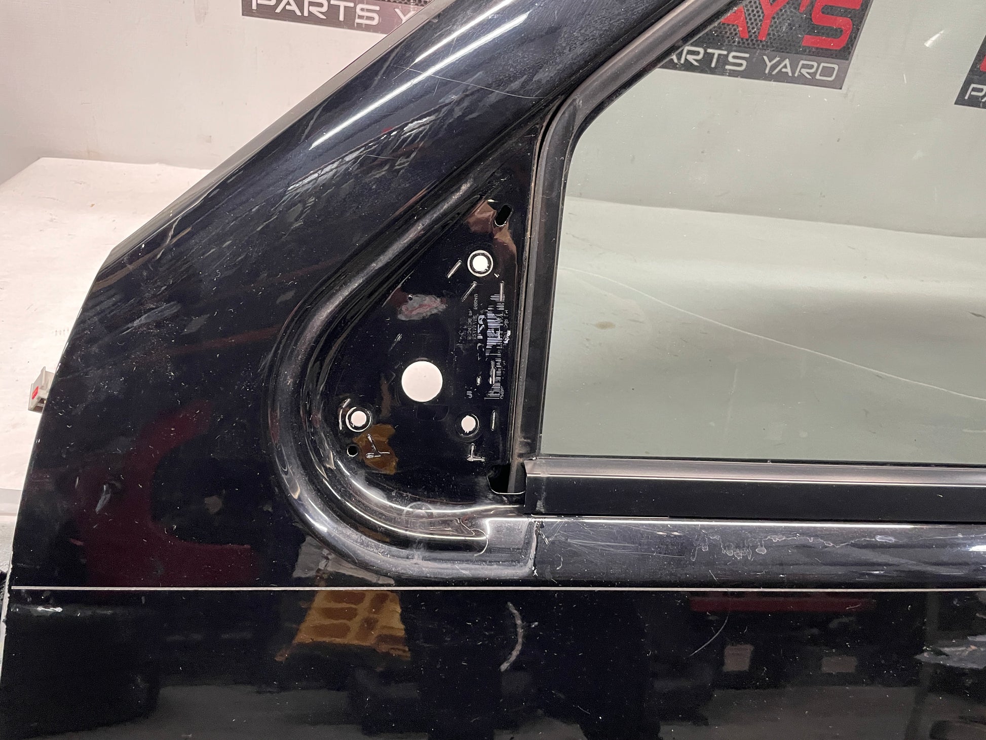 2013 GMC Sierra C1500 SLE LH Driver Front Exterior Door Black OEM - Day's Parts Yard