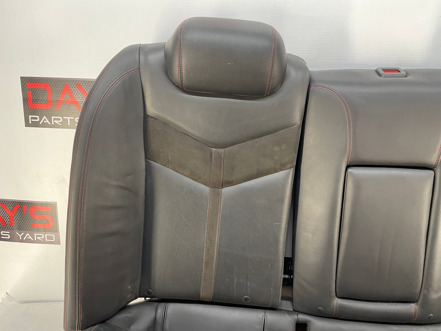 2014 Chevy SS Sedan Rear Seats Black Leather Alcantara Suede OEM