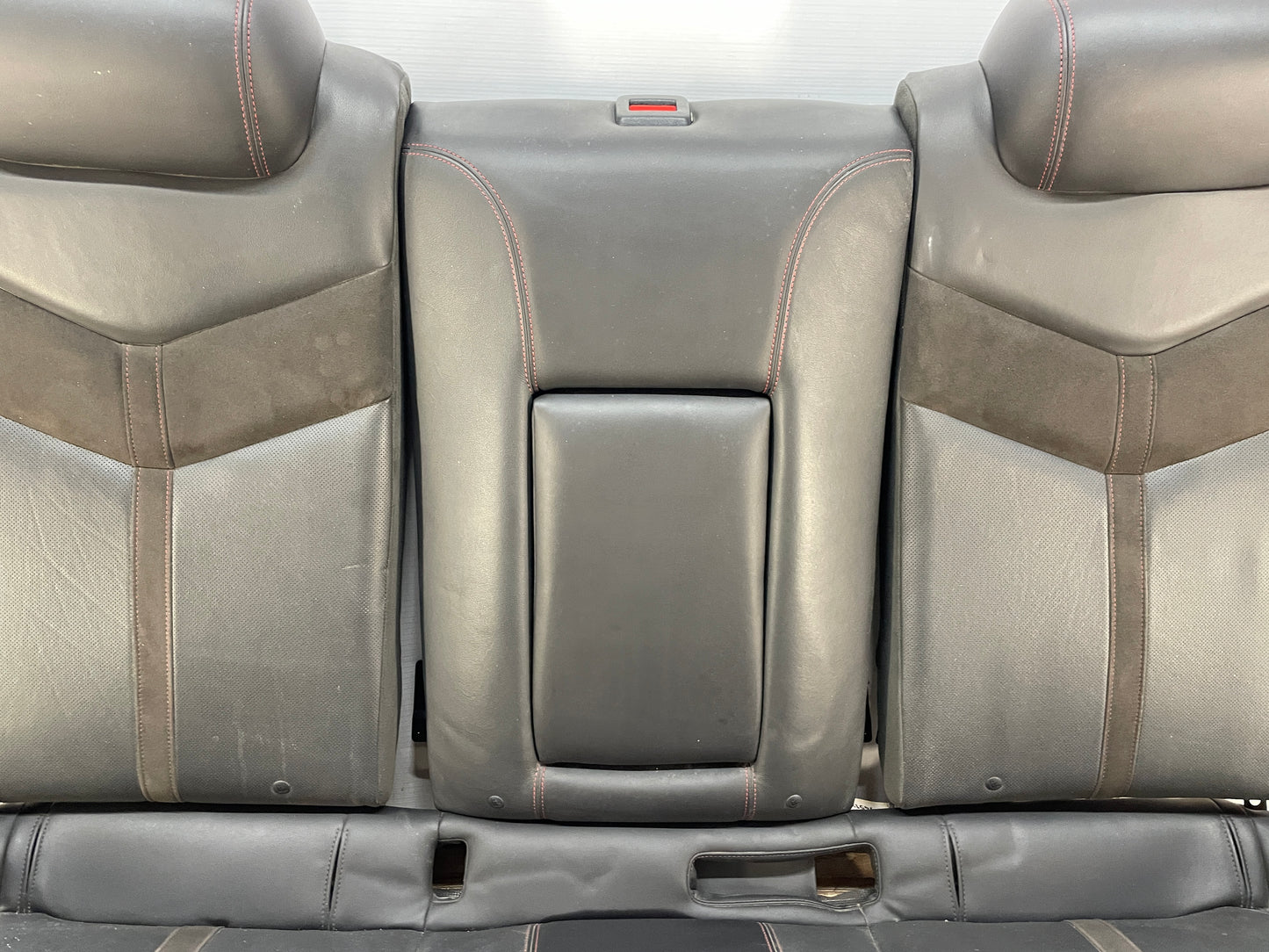 2014 Chevy SS Sedan Rear Seats Black Leather Alcantara Suede OEM