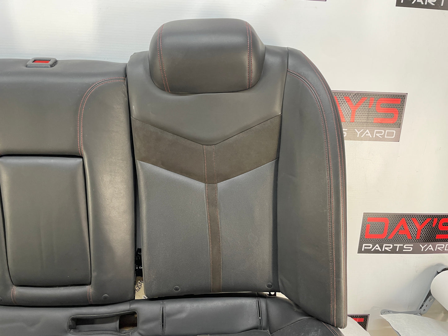2014 Chevy SS Sedan Rear Seats Black Leather Alcantara Suede OEM