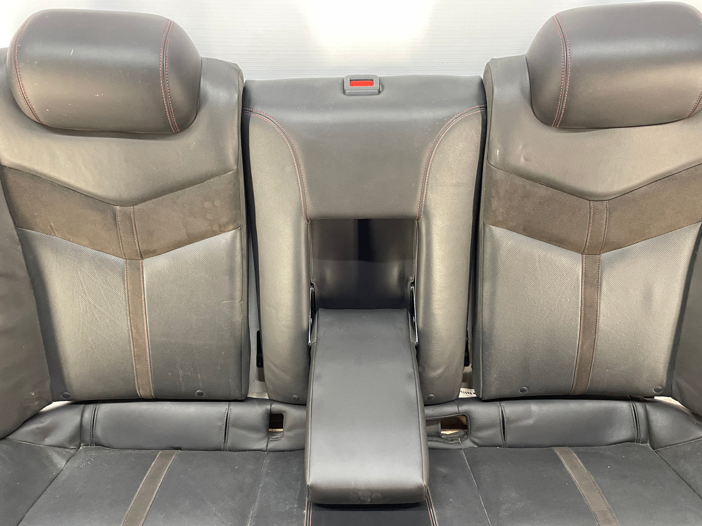 2014 Chevy SS Sedan Rear Seats Black Leather Alcantara Suede OEM