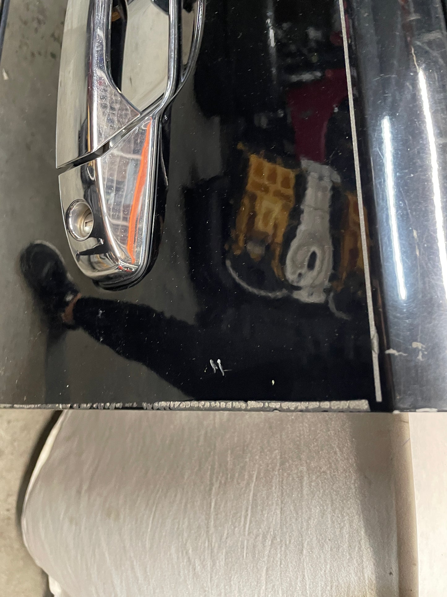 2013 GMC Sierra C1500 SLE LH Driver Front Exterior Door Black OEM - Day's Parts Yard