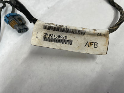 2006 Pontiac GTO Front Bumper Fog Light Lamp Wire Wiring Harness OEM - Day's Parts Yard