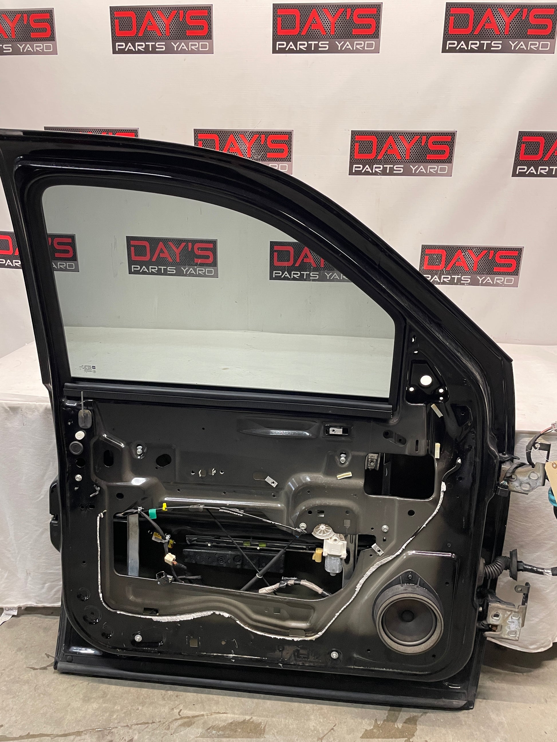 2013 GMC Sierra C1500 SLE LH Driver Front Exterior Door Black OEM - Day's Parts Yard