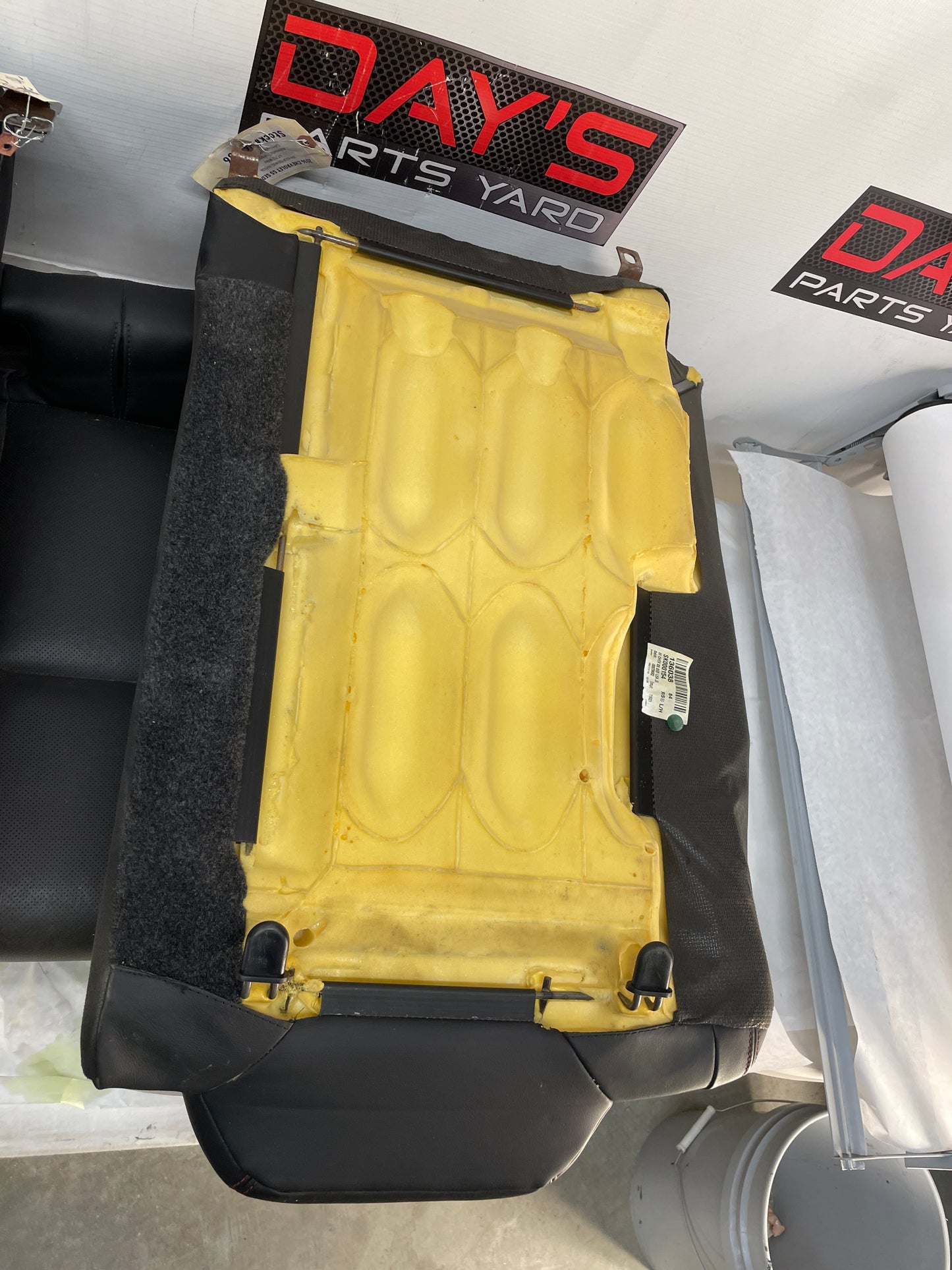 2014 Chevy SS Sedan Rear Seats Black Leather Alcantara Suede OEM