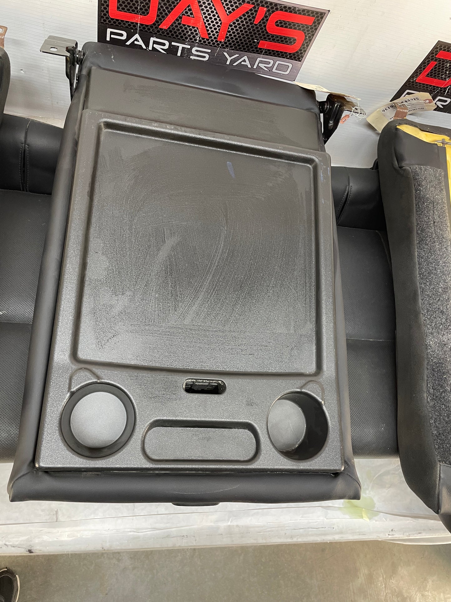 2014 Chevy SS Sedan Rear Seats Black Leather Alcantara Suede OEM