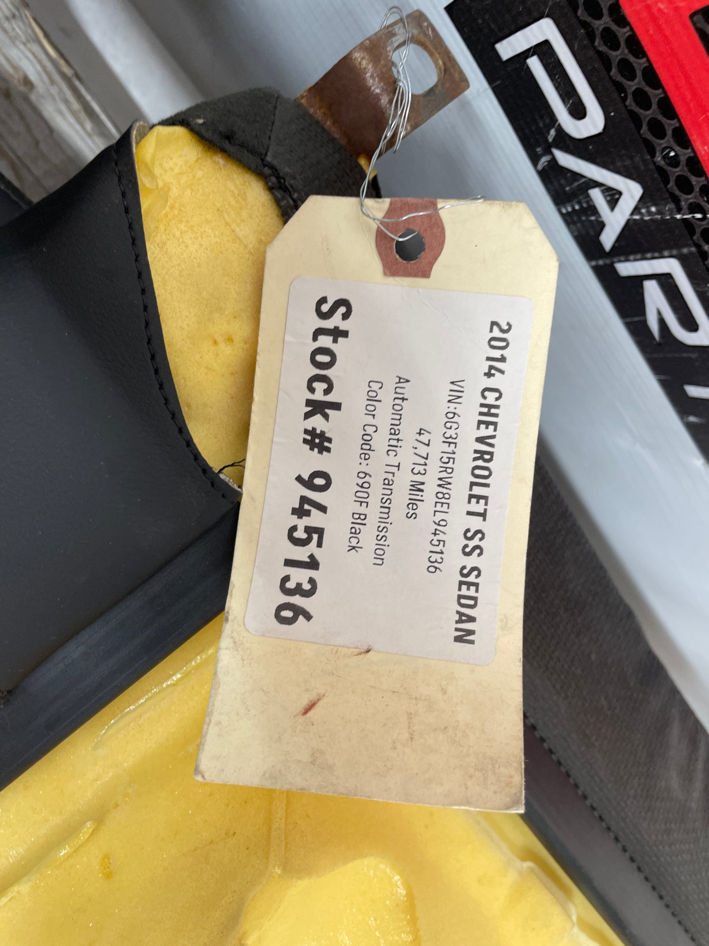 2014 Chevy SS Sedan Rear Seats Black Leather Alcantara Suede OEM