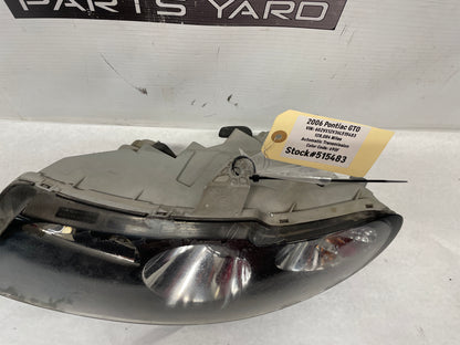 2006 Pontiac GTO LH Driver Head Light Headlight Lamp OEM - Day's Parts Yard