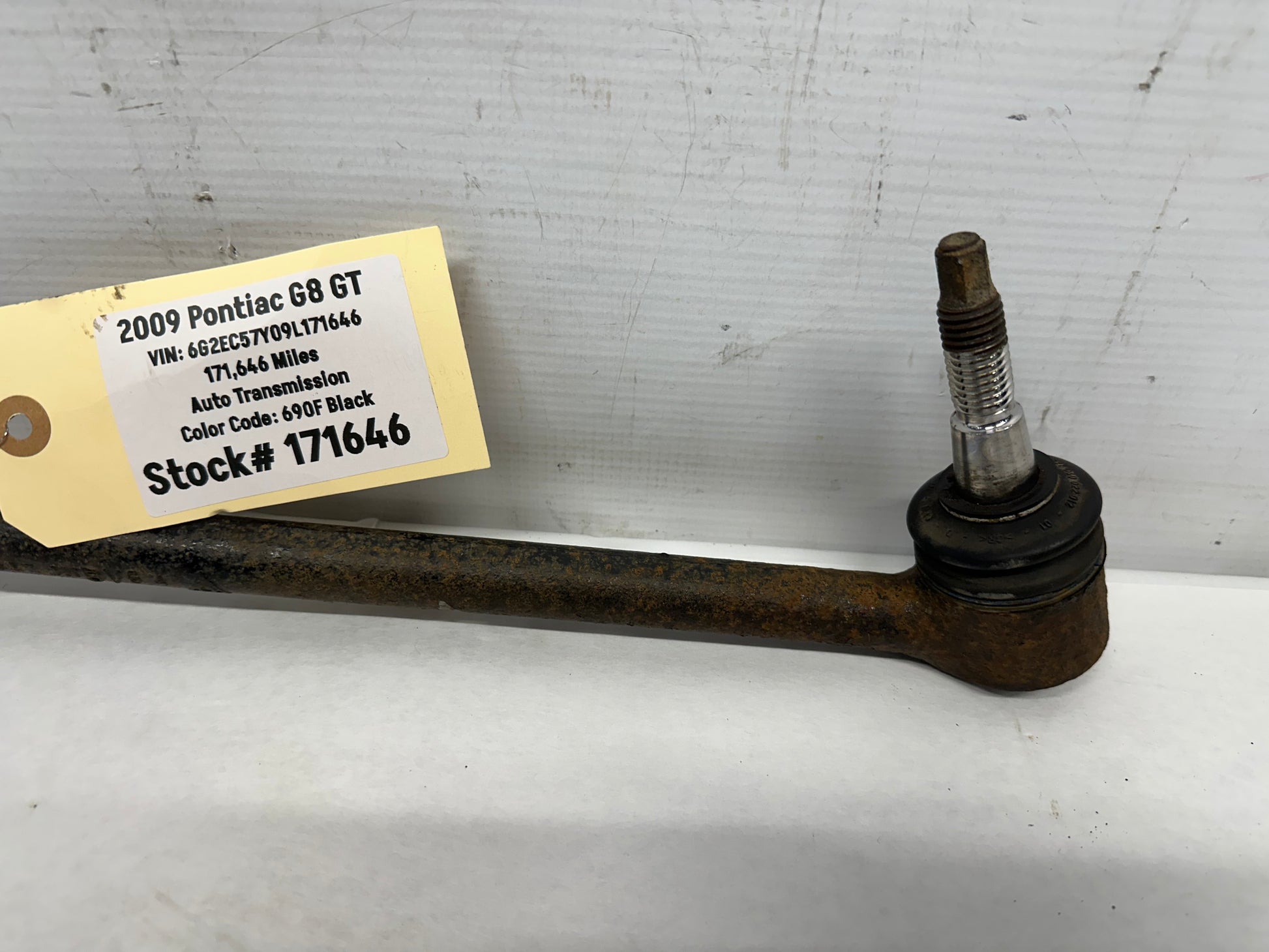 2009 Pontiac G8 GT LH Driver Front Suspension Lower Rear Ward Control Arm OEM - Day's Parts Yard