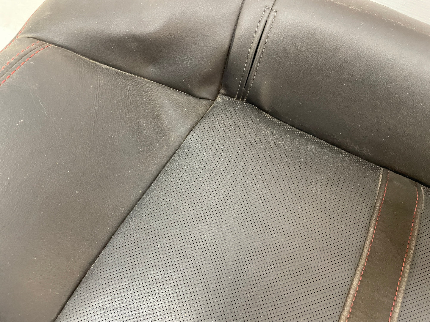 2014 Chevy SS Sedan Rear Seats Black Leather Alcantara Suede OEM