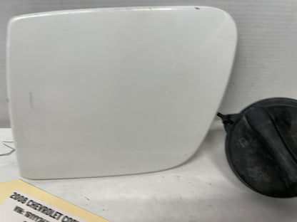2008 Chevy Corvette Gas Fuel Tank Filler Door Cover W/Hinge White OEM - Day's Parts Yard