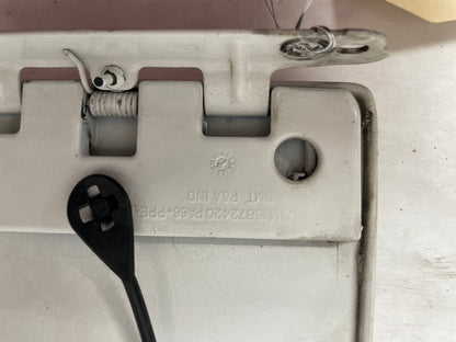 2008 Chevy Corvette Gas Fuel Tank Filler Door Cover W/Hinge White OEM - Day's Parts Yard