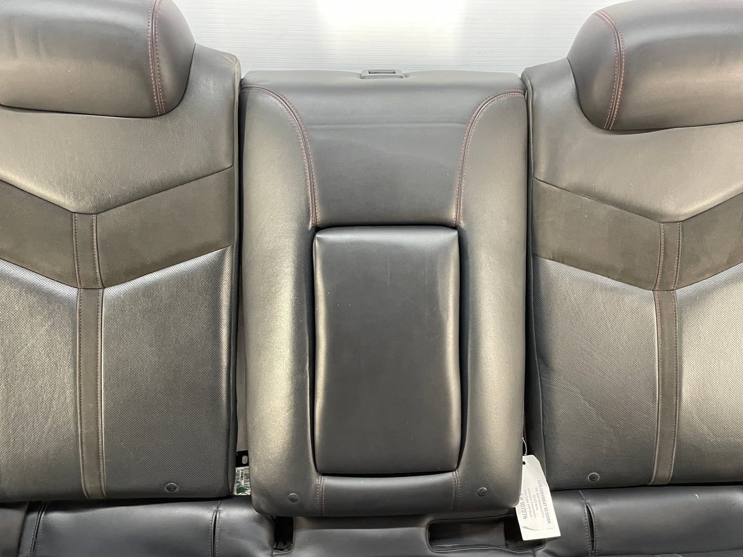 2015 Chevy SS Sedan Rear Black Leather Alcantara Suede OEM