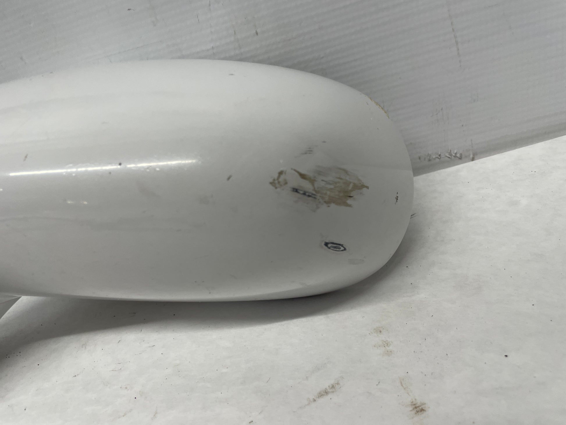 2008 Chevy Corvette LH Driver Exterior Mirror White OEM - Day's Parts Yard