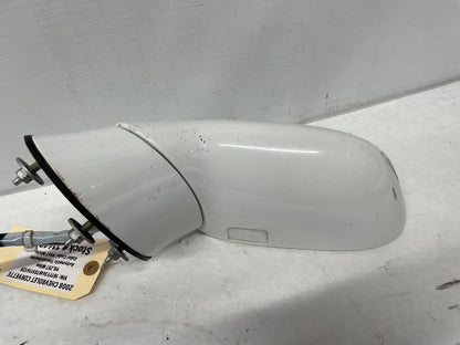 2008 Chevy Corvette LH Driver Exterior Mirror White OEM - Day's Parts Yard