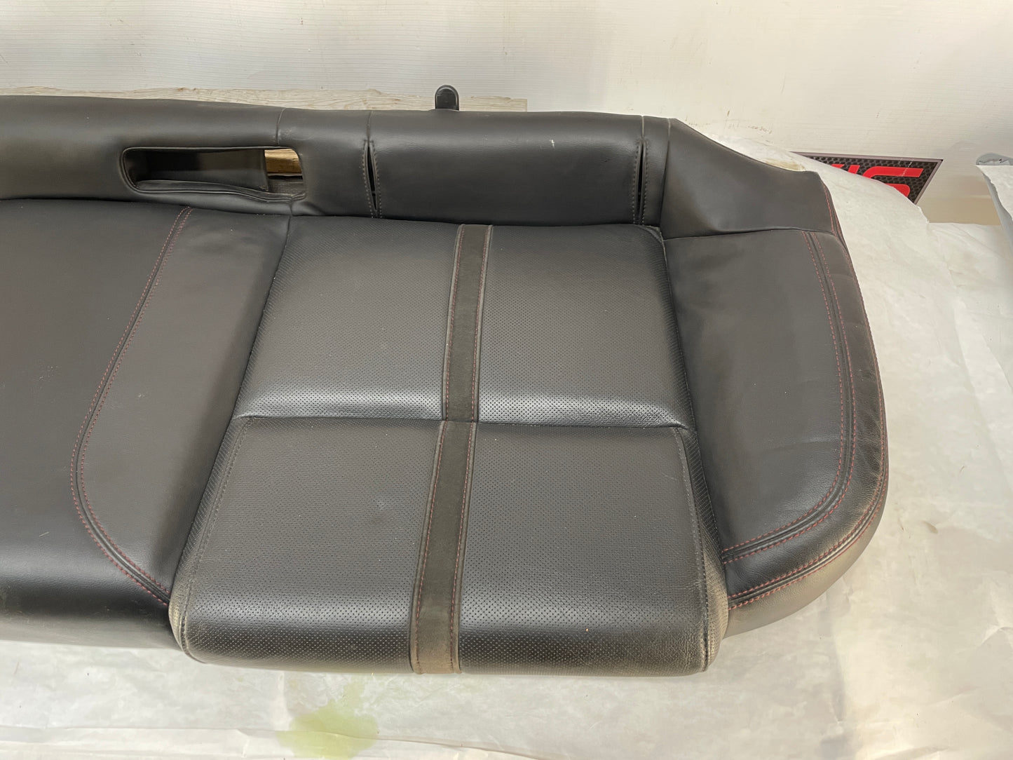 2015 Chevy SS Sedan Rear Black Leather Alcantara Suede OEM