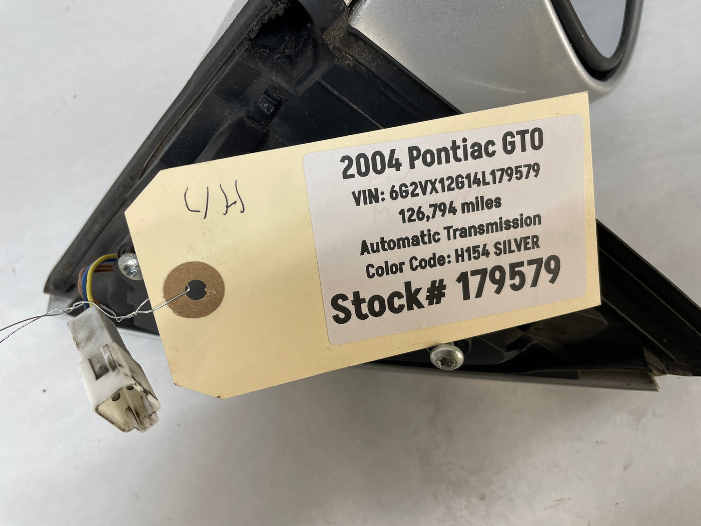 2004 Pontiac GTO LH Driver Exterior Side Mirror OEM