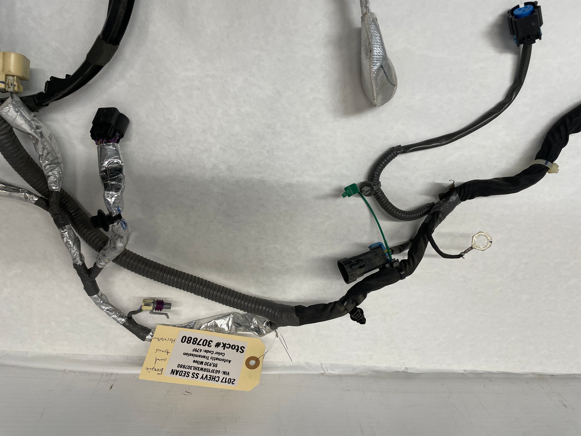 2017 Chevy SS Sedan Engine Motor Automatic Transmission Wire Wiring Harness OEM - Day's Parts Yard