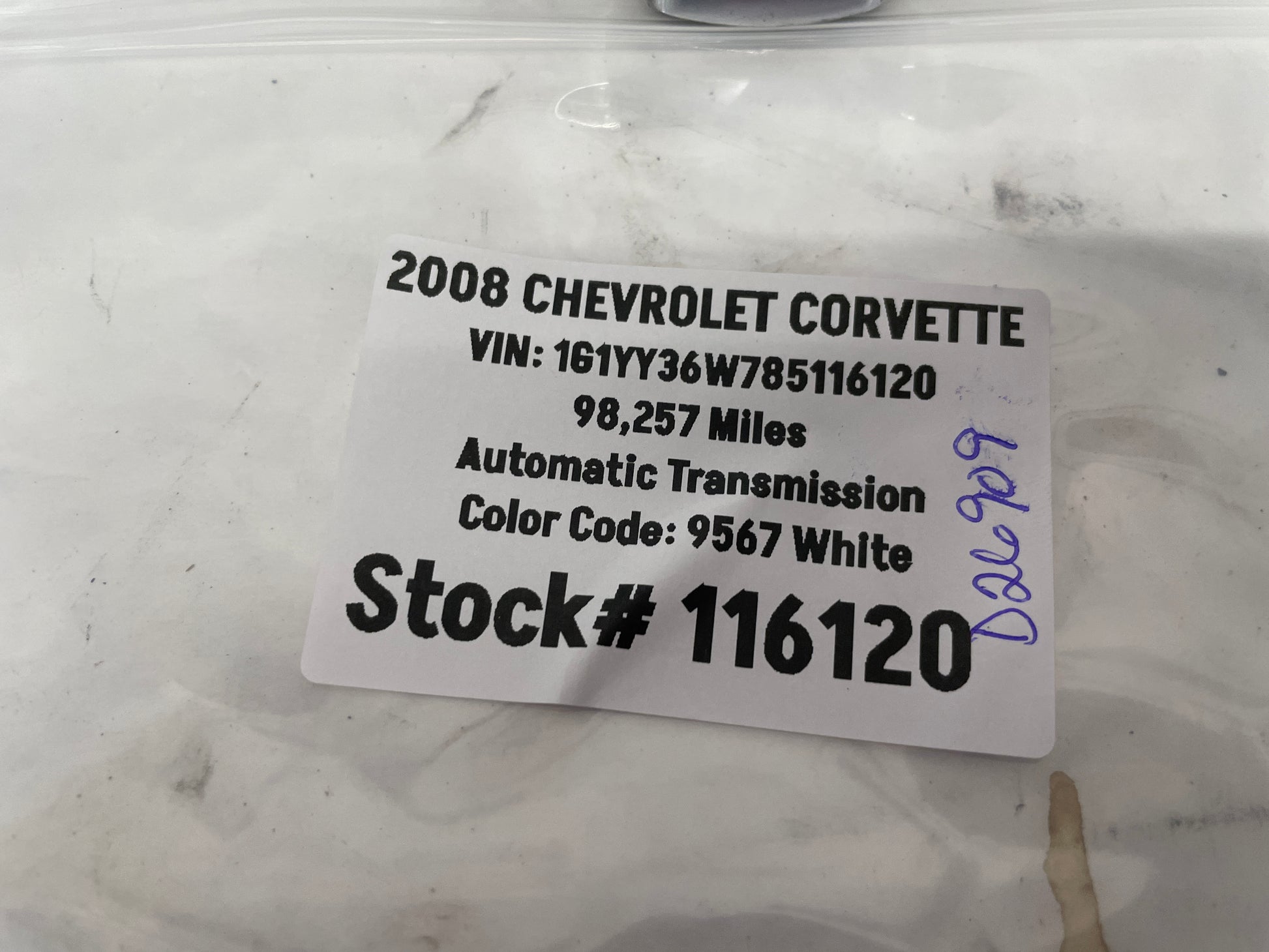 2008 Chevy Corvette Center Wheel Cap OEM - Day's Parts Yard