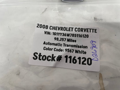 2008 Chevy Corvette Center Wheel Cap OEM - Day's Parts Yard