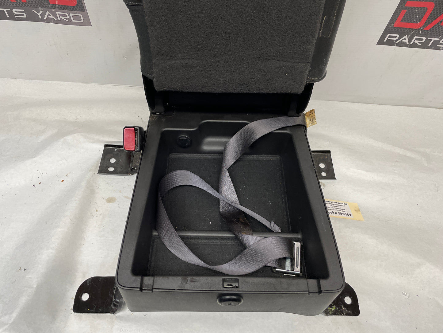 2013 GMC Sierra C1500 SLE Front Center Console Jump Seat OEM - Day's Parts Yard