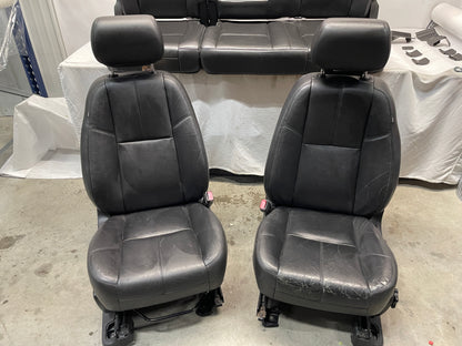 2013 GMC Sierra C1500 SLE Seats Fronts and Rears Black Leather OEM