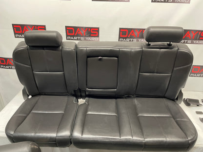 2013 GMC Sierra C1500 SLE Seats Fronts and Rears Black Leather OEM