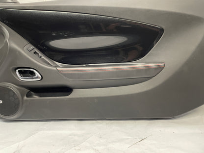 2014 Chevy Camaro ZL1 Convertible RH Passenger Interior Door Panel Trim Carbon Flash OEM - Day's Parts Yard