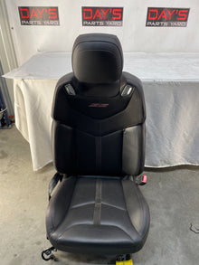 2015 Chevy SS Sedan RH Passenger Front Seat Black Leather Alcantara Suede OEM