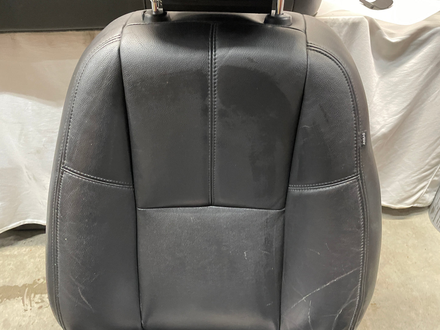 2013 GMC Sierra C1500 SLE Seats Fronts and Rears Black Leather OEM