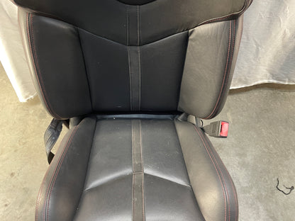 2015 Chevy SS Sedan RH Passenger Front Seat Black Leather Alcantara Suede OEM