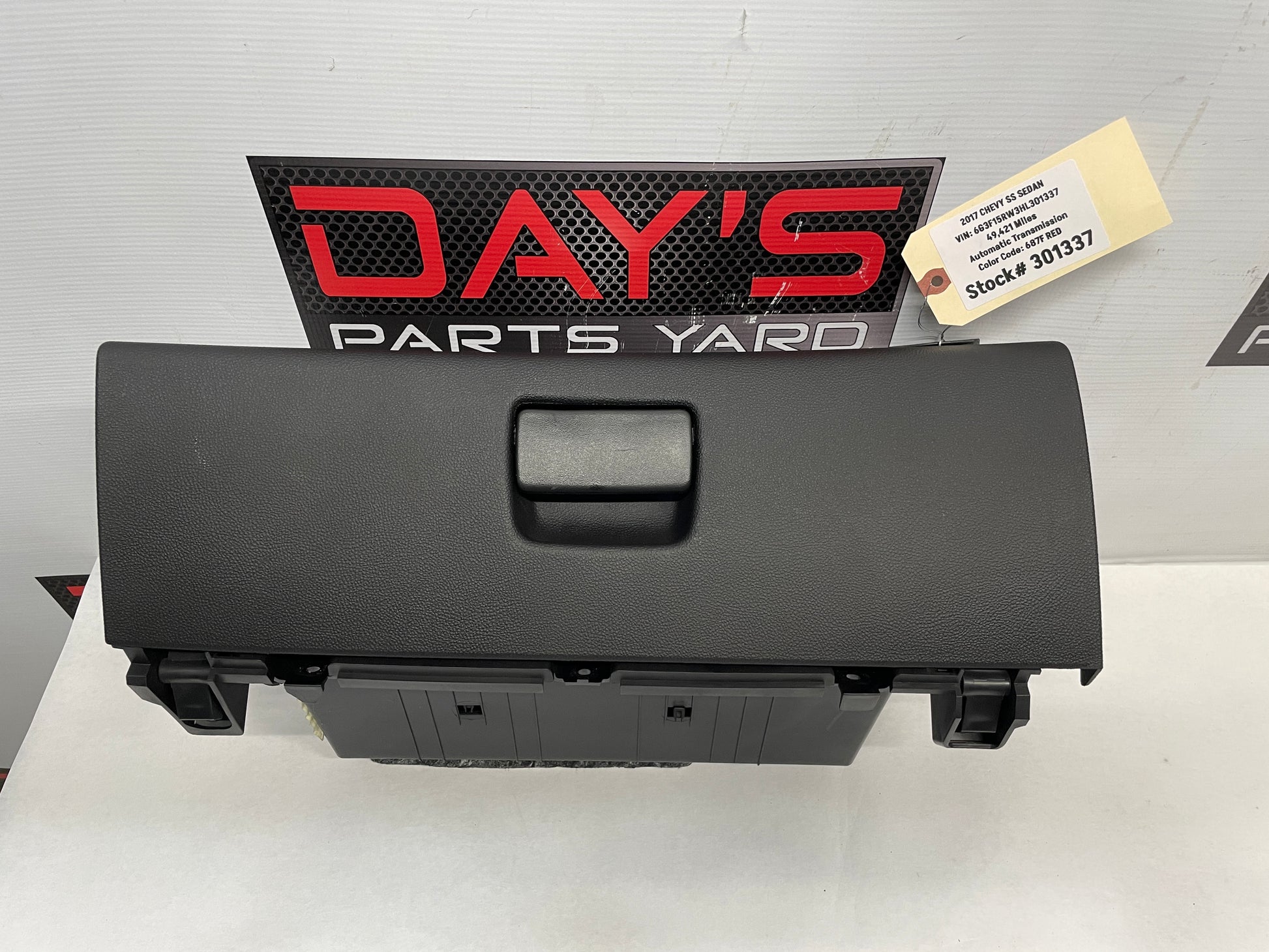 2017 Chevy SS Sedan Dash Glove Box Compartment OEM - Day's Parts Yard